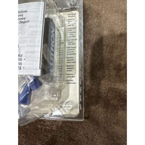 NIB Lutron Skylark Dimmer Switch S600PH -IV Ivory & S603PH AL Almond 600 Watts - Picture 10 of 13